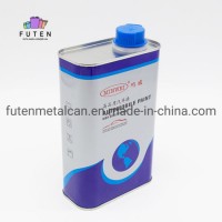 1000ml Engine Lubricant Oil Tin Cans  Empty Motor Oil Cans with Plastic Cap