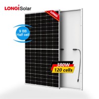 Longi Perc Mono Solar Panel 340W 360watt 380W Manufacture PV Panel Half Cut