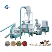 1.5-2 Ton/H Farm Poultry Animal Use Cattle Chicken Feed Pellet Machine Price for Sale
