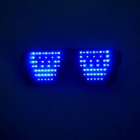 Custom New Years Neon Colorful Rechargeable Glow Glasses LED with Party