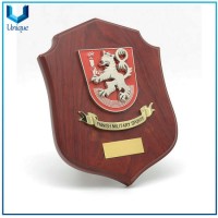 China Military Medal Manufacturer  Customize 3D Metal Medal Plaque  Military Medal with Wood Holder