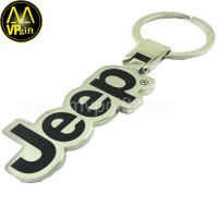 China Custom Metal Leather Plastic Rubber Promotion Blank Silver Key Chain