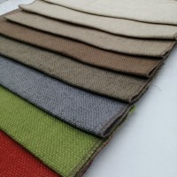 Wholesale Polyester Textile Home Upholstery Linen Material Sofa Woven Fabric