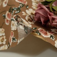 Cotton Woven Plain Print Fabric for Home Textile