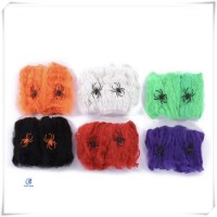 Halloween Stretchable Polyester Multicolor Spider Web Party Decoration