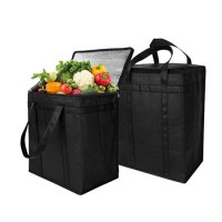 Reusable Tote Food Delivery Bag Grocery Thermal Shopping Bag Insulated Coolerbag