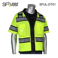 Breathable High Visibility Security Refective Vest Workwear