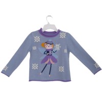 100% Cotton Princess Character Girl's Sweater