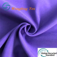 Waterproof 100% Recycled Polyester Microfiber Twill Fabric for Pants