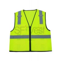 100% Polyester Mesh Reflective Safety Vest with ANSI/Isea