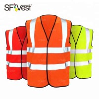Breathable Lightweight Construction Waistcoat Roadway Waterproof Safety Vest