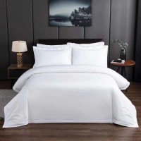 Hotel Bed Linen Cotton 60s Duvet Cover Bed Sheet Pillow Bedding Set