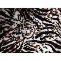 New Leopard Printed Faux Rabbit Fur