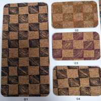New Printing Real Natural Cork PU Leather for Shoes Bags Decoration (HS20-2)