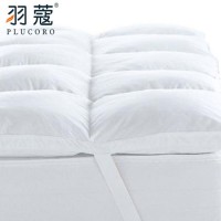 White Down Feather Mattress Topper Hotel Home Soft Bed Down Feather Mattress Topper