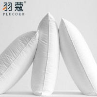 Factory Price Wholesale 100% Cotton Goose Down Hotel Pillow for Five Stars Hotel