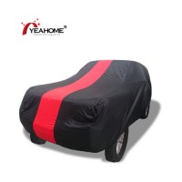 Universal SUV Indoor Car Cover Centre Stripe Patchwork Dust-Proof Auto Cover