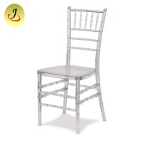Modern Plastic Acrylic Resin Transparent Chiavari Clear Wedding and Event Dining Chairs