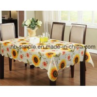 Waterproof with Printing /PVC with Flannel Wave Edge Table Cloth for Home/Hotel /Army