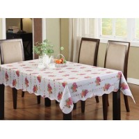 100% Flannel Wave Edge Table Cloth-TCL1089 for Hotel and Home