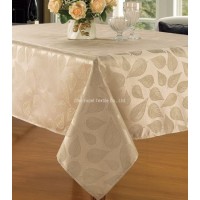 Fashion Simple Rectangular Polyester Jacquard Table Cloth