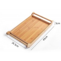Wholesale Eco-Friendly Bamboo Serving Trays for Snack Fruits