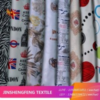 Fashion 100% Polyeser Printed Curtain/Table Cloth Fabric
