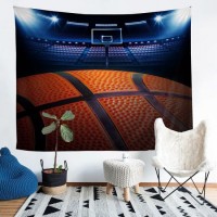 3D Printed Basketball Tapestry  Apply to Four Season
