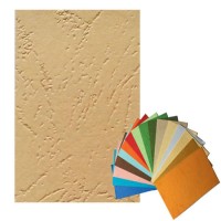 Bristol Board Paper Manila Paper Colourful Leather Grain Embossed Paper