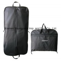 Wholesale Promotional Packing Bag Custom Printed Black PEVA and Non-Woven Fabric Cloth Cover Packagi