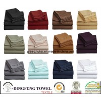 100% Cotton  Polycotton or Microfiber Cotton Material Home Bedding Set  Verious Size Twin Full Queen