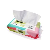 Manufacturer Competitive Price 60PCS Biodegradable Eco-Friendly Facial Towel Tissue Towel