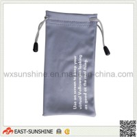 Double Side Drawstring Custom Microfiber Sunglass Bag (DH-MC0130)