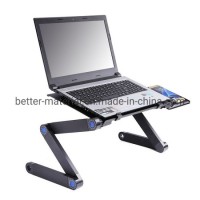 Factory Direct Sale Portable Standing Laptop Table  Adjustable Foldable Aluminum Laptop Stand