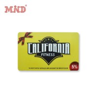 Golden Foil Hot Stamping PVC Card 4 Color Offset Printing Plastic Card