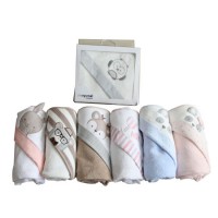 New Born Baby Shower Hooded Towel 100% Cotton
