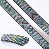 Custom Popular Nylon Elastic Webbing with Silicone Printing