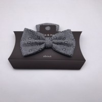 Men's Fashion Grey Colour Paisley Pattern Bow Ties