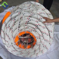 Double Braided UHMWPE Marine Mooring Rope 48mm Spectra Towing Rope