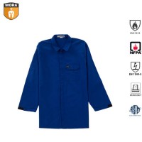 Fr Safety Outdoor Flame Resistant Laboratory Coat with Zipper