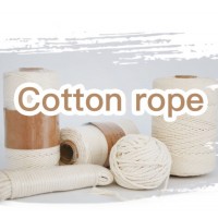 High Quality 3mm 3 Strand Cotton Rope for Decoration