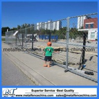 Diamand Wire Mesh Chain Link Construction Temporary Fence