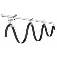 Festoon System-C-Track Cable Carrier Large Round Cable Stainless Steel Material