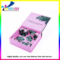 Custom Unique Pink Luxury Cardboard Cosmetic Set Packing Rigid Paper Printed Packaging Gift Box with