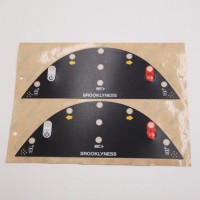 Polycarbonate Membrane Graphic Overlay Panel Faceplate Stickers