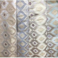 Chenille Fabric 180cm Width Sofa Towel Sofa Set Geometric Jacquard