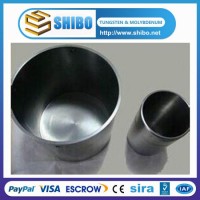 99.95% High Density and Temperature Polished Sintered Sapphire Crystal Tungsten Crucible Price