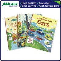 Customized Low Cost Magazine Catalog Hardcover Children Sticker Book Printing