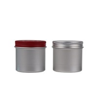 Custom Matte Gloss 15g 30g 50g 100g 350ml Black Food Grade Aluminum Jar Beard Oil Can Storage Alumin