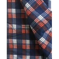 China Factory Plaid Flannel Fabric 100 Cotton